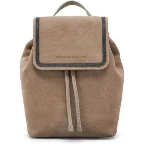 Stylish Backpack for Everyday Use , female, Sizes: ONE SIZE - BRUNELLO CUCINELLI - Modalova