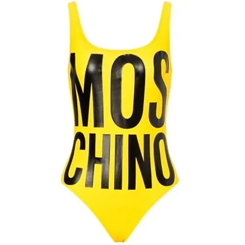 One-piece, female, , Size: XL Stylish Swimsuit for Women - Moschino - Modalova