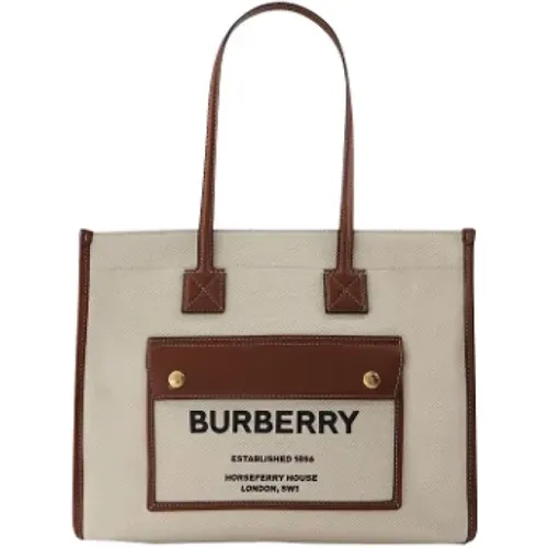 Cotton handbags , female, Sizes: ONE SIZE - Burberry - Modalova