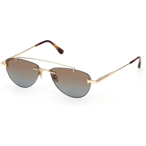 Sunglasses, unisex, , Size: 55 MM Ft1356 30F Sunglasses - Tom Ford - Modalova