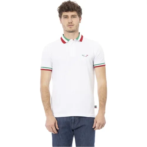 Tricolor Short Sleeve Polo Shirt , male, Sizes: 3XL, 4XL, XL, L, 2XL - Baldinini - Modalova