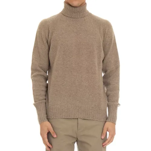 Dove Grey Wool Sweater , male, Sizes: M, XL, 2XL, L - Drumohr - Modalova