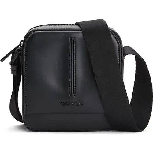 Material CK Median Crossbody Bag , male, Sizes: ONE SIZE - Calvin Klein - Modalova