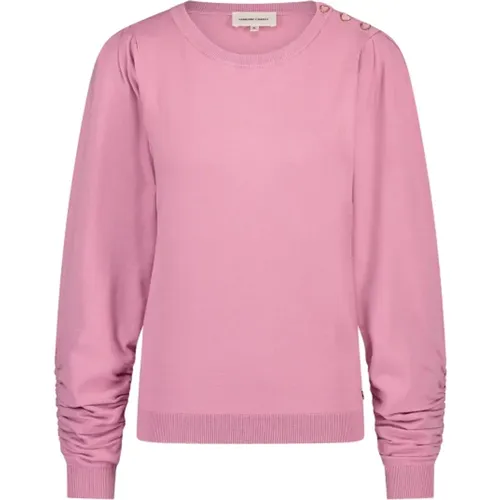 Rosa Ballonärmel Pullover , Damen, Größe: 2XL - Fabienne Chapot - Modalova