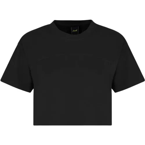 T-Shirt Crop , Damen, Größe: S - F**k - Modalova