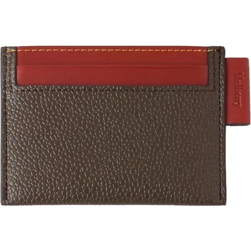 Stylish Credit Card Slip, Mole & Cognac , unisex, Sizes: ONE SIZE - Mulberry - Modalova