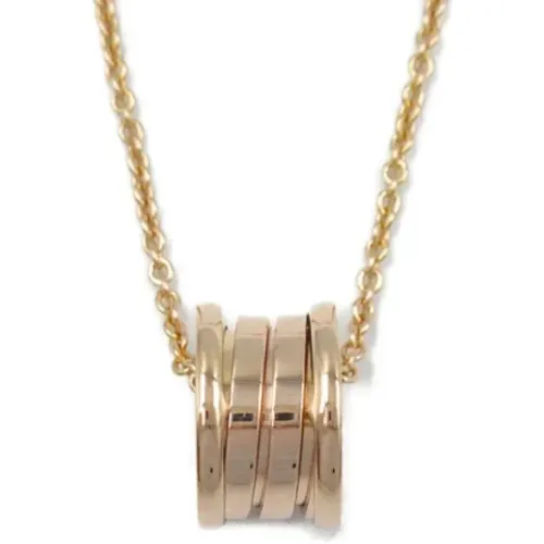 Pre-owned Jewellery, female, , Size: ONE SIZE Pre-owned Rose Gold necklaces - Bvlgari Vintage - Modalova