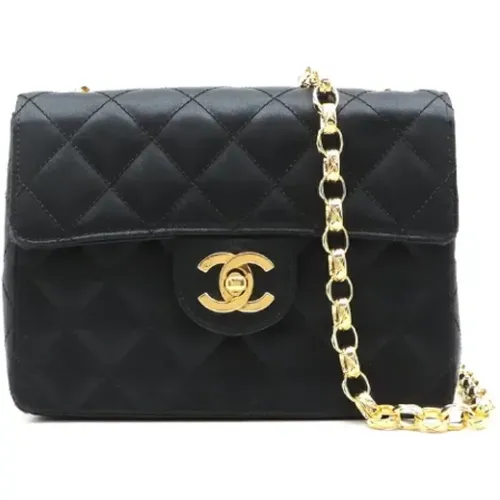 Pre-owned Satin shoulder-bags , female, Sizes: ONE SIZE - Chanel Vintage - Modalova