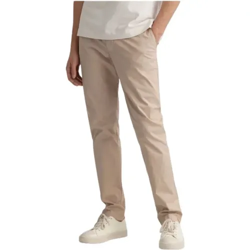 Chinos, male, , Size: W32 Slim Fit Chino Pants Hallden - Gant - Modalova