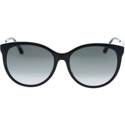 Elegante und zeitlose Strass Sonnenbrille , Damen, Größe: 56 MM - Gucci - Modalova