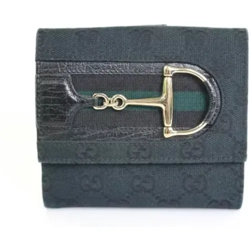 Pre-owned Canvas wallets , female, Sizes: ONE SIZE - Gucci Vintage - Modalova