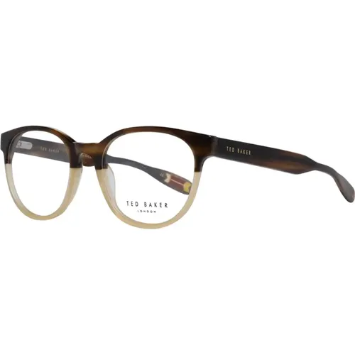 Glasses, male, , Size: ONE SIZE Oval Plastic Optical Frames - Ted Baker - Modalova