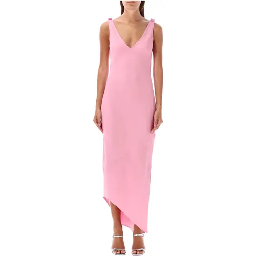 V-Ausschnitt Bubble Gum Kleid Aw24 - JW Anderson - Modalova