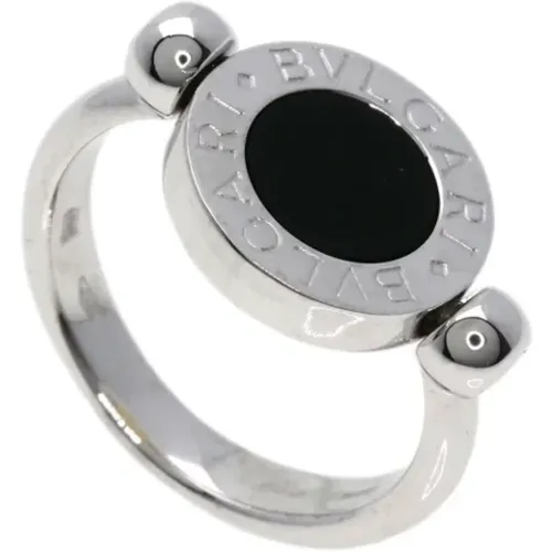 Pre-owned White Gold rings , female, Sizes: ONE SIZE - Bvlgari Vintage - Modalova