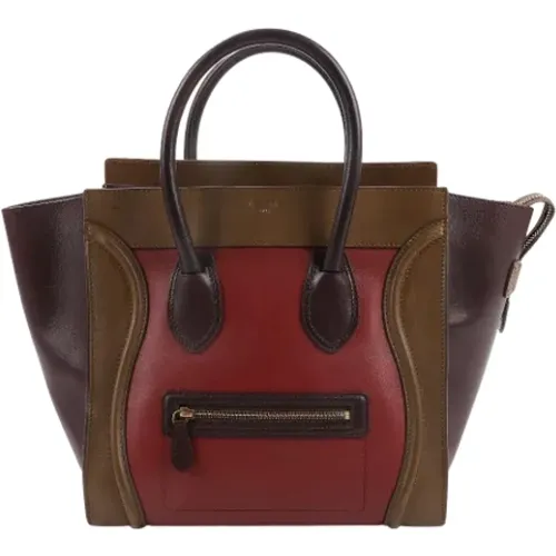 Pre-owned Tote Bags, female, , Size: ONE SIZE Pre-owned Leather handbags - Celine Vintage - Modalova