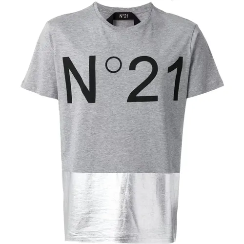 N21 , TEE ,Gray male, Sizes: M - N21 - Modalova