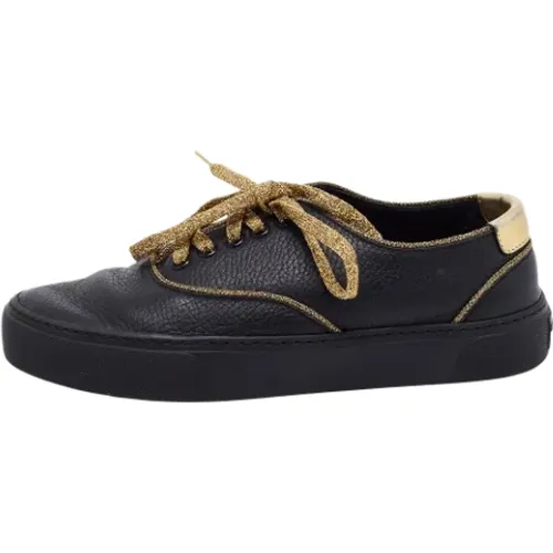 Pre-owned Leather sneakers , female, Sizes: 3 UK - Yves Saint Laurent Vintage - Modalova