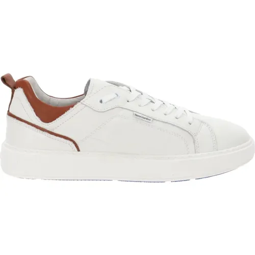 Herren Sneakers Leder Komfort Stil , Herren, Größe: 42 EU - Nerogiardini - Modalova