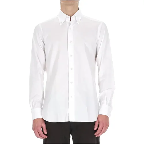 Formal Shirts, male, , Size: M Culto Oxford Button-Down Shirt - Barba - Modalova