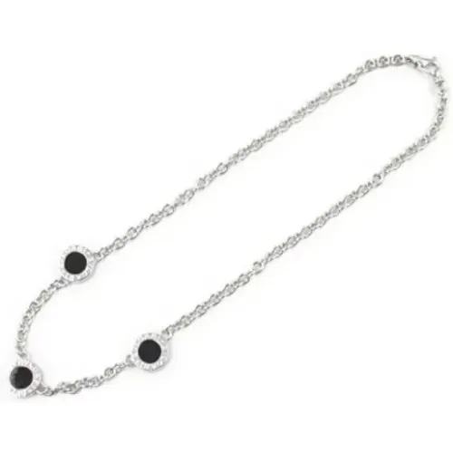 Pre-owned Jewellery, female, , Size: ONE SIZE Pre-owned White Gold necklaces - Bvlgari Vintage - Modalova