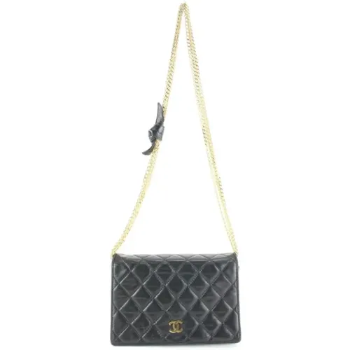 Pre-owned Cross Body Bags, female, , Size: ONE SIZE Fabric Shoulder Bag - Chanel Vintage - Modalova