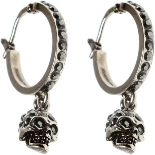 Earrings, female, , Size: ONE SIZE Skull earrings - alexander mcqueen - Modalova