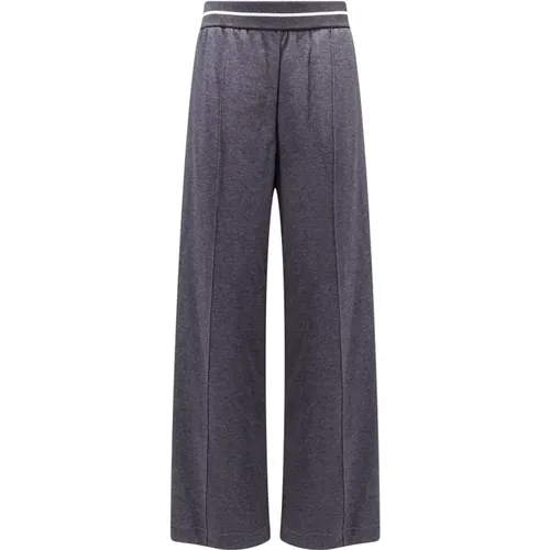 Wide Leg Jogging Trouser , female, Sizes: M - BRUNELLO CUCINELLI - Modalova