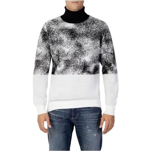 Turtlenecks, male, , Size: 2XL Cotton Jersey Knit Sweater - Antony Morato - Modalova