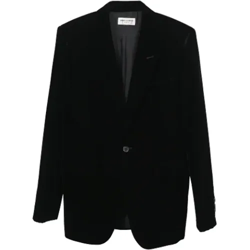 Pre-owned Jackets, male, , Size: XS Pre-owned Velvet outerwear - Yves Saint Laurent Vintage - Modalova