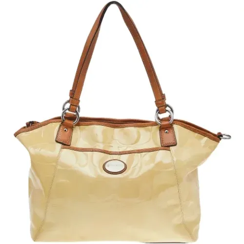 Pre-owned Tote Bags, female, , Size: ONE SIZE Pre-owned Leather totes - Coach Pre-owned - Modalova