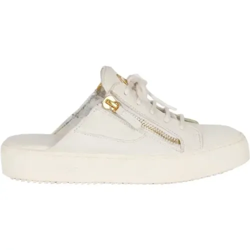 Pre-owned Leather sneakers , female, Sizes: 4 UK - Giuseppe Zanotti Pre-owned - Modalova