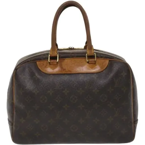 Gebrauchte braune Leinwandhandtasche - Louis Vuitton Vintage - Modalova