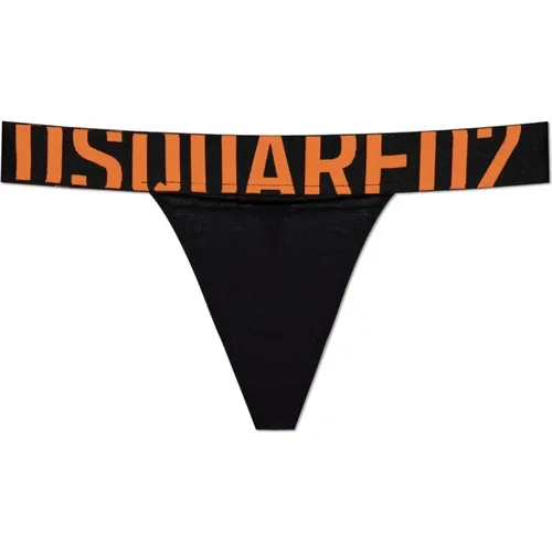 Bottoms, female, , Size: L Strings with logo - Dsquared2 - Modalova