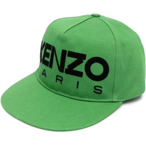 Caps, male, , Size: ONE SIZE Square Oversize Logo Baseball Cap - Kenzo - Modalova