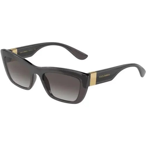 Grey Frame Women's Sunglasses , female, Sizes: 54 MM - Dolce & Gabbana - Modalova