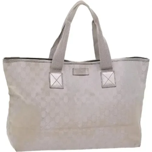 Pre-owned Tote Bags, female, , Size: ONE SIZE Pre-owned Canvas gucci-bags - Gucci Vintage - Modalova