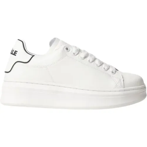 Eco-Leather Sneakers with Rubber Heel , female, Sizes: 2 UK, 7 UK, 8 UK, 3 UK - Gaëlle Paris - Modalova