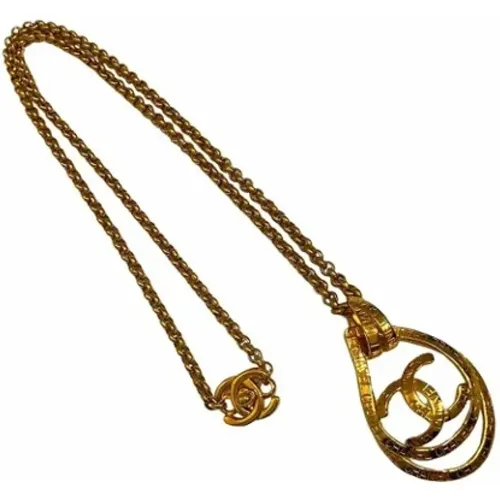 Pre-owned Jewellery, female, , Size: ONE SIZE Pre-owned Metal necklaces - Chanel Vintage - Modalova