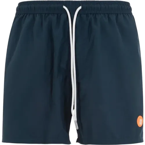 Beachwear, male, , Size: L Quick Dry Beach Boxer Shorts - Suns - Modalova