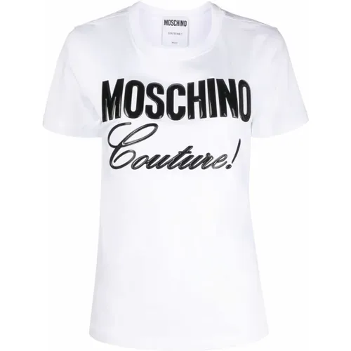 T-Shirts, female, , Size: XS T-shirt and Polo - Ultimate Comfort and Style - Moschino - Modalova