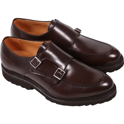 Double Buckle Vibram Tank Sole Shoes , male, Sizes: 7 UK, 6 UK, 6 1/2 UK - Berwick - Modalova