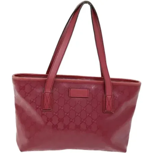 Pre-owned Tote Bags, female, , Size: ONE SIZE Pre-owned Leather totes - Gucci Vintage - Modalova