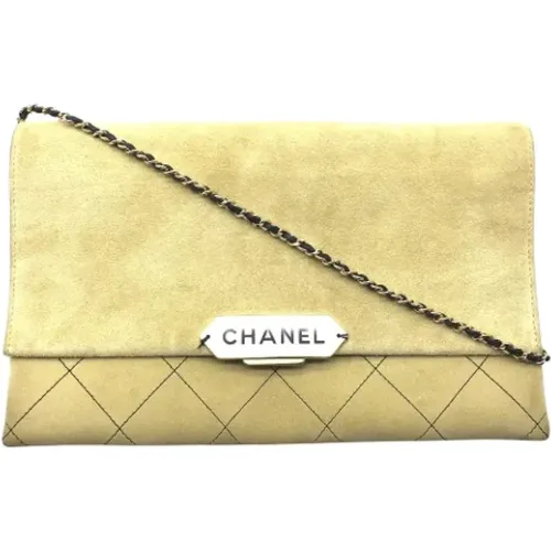 Pre-owned Suede chanel-bags , female, Sizes: ONE SIZE - Chanel Vintage - Modalova