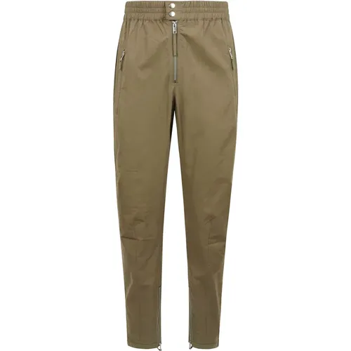 Slim-fit Trousers, male, , Size: XL Casual cotton pants with elastic waist - Isabel marant - Modalova