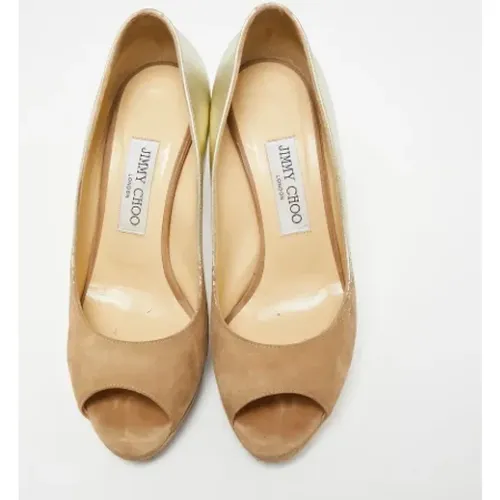 Pre-owned Pumps, female, , Size: 7 1/2 US Pre-owned Leather heels - Jimmy Choo Pre-owned - Modalova