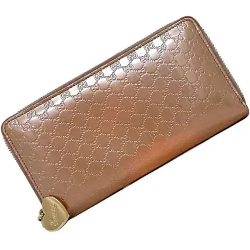 Pre-owned Wallets, female, , Size: ONE SIZE Pre-owned Leather wallets - Gucci Vintage - Modalova