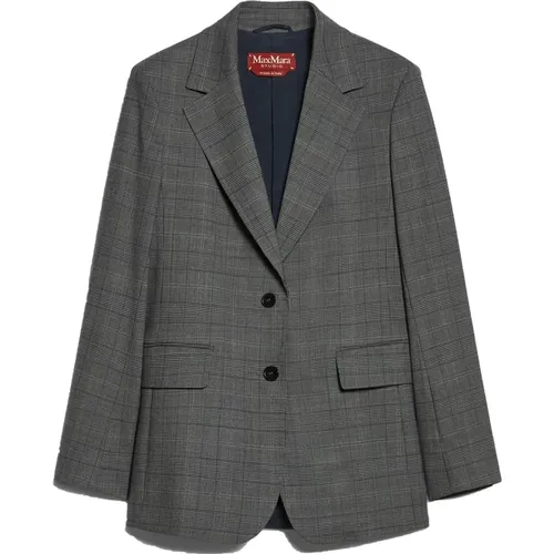 Wollblazer Prinz von Wales Design - Max Mara Studio - Modalova