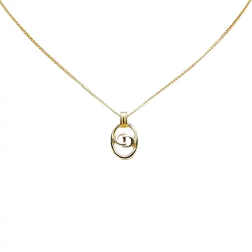 Pre-owned Jewellery, female, , Size: ONE SIZE Pre-owned Gold necklaces - Dior Vintage - Modalova