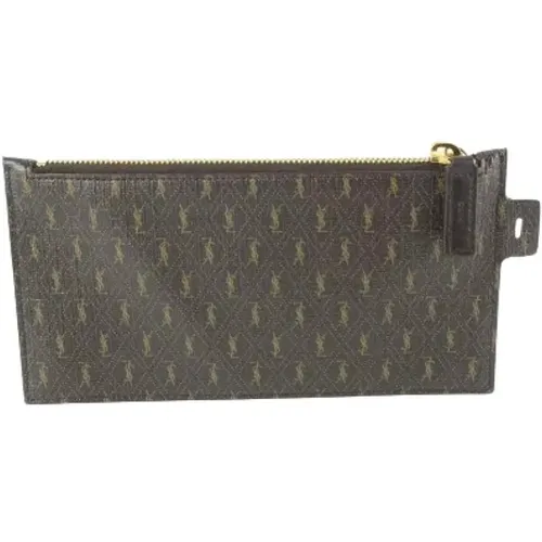 Pre-owned Canvas pouches , female, Sizes: ONE SIZE - Saint Laurent Vintage - Modalova