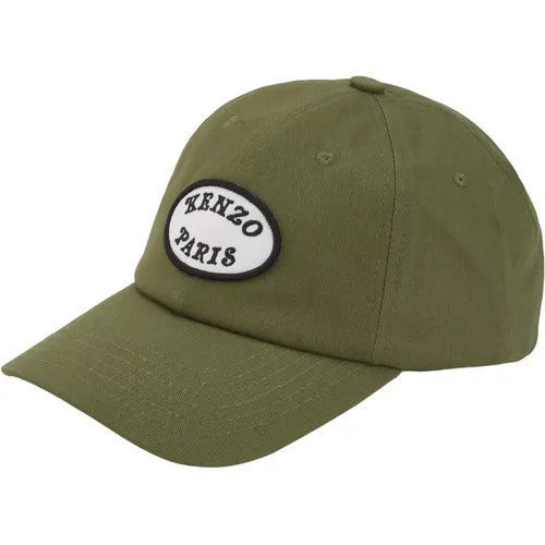 Caps, male, , Size: ONE SIZE Embroidered Logo Hat - Kenzo - Modalova